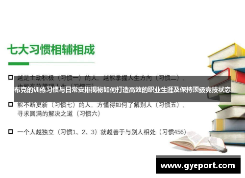 布克的训练习惯与日常安排揭秘如何打造高效的职业生涯及保持顶级竞技状态 布克的训练习惯与日常安排揭秘如何打造高效的职业生涯及保持顶级竞技状态
